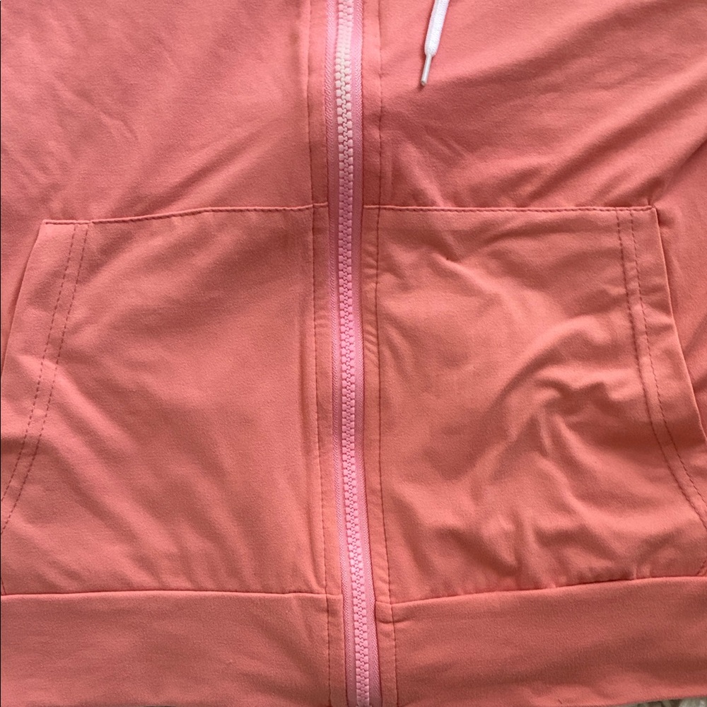 Women's Pink Hoodie Jacket - Picture 5 of 5